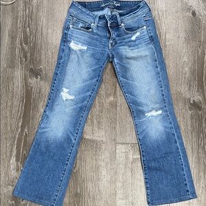 AEO Original Boot Distressed Stretch Jeans